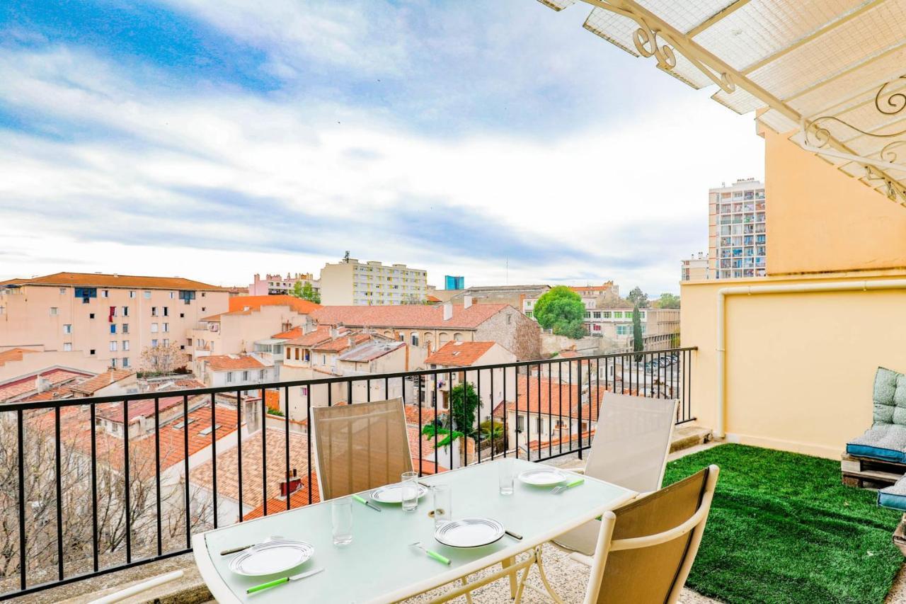 马赛Terrasse Proche Belle De Mai Et Gare Saint-Charles公寓 外观 照片