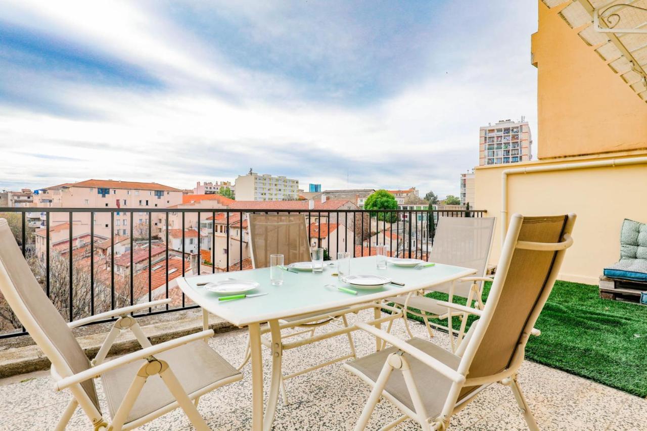 马赛Terrasse Proche Belle De Mai Et Gare Saint-Charles公寓 外观 照片